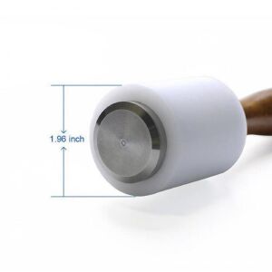 Ahşap Saplı Plastik Yuvarlak Tokmak (Çekiç) Deri El Aleti