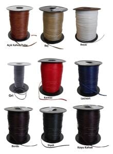 SRTfootcare Deri El Dikişi İçin Mumlu İplik 2.5 Mm 250mt (Leathercraft, Deri Hobi)
