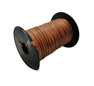 SRTfootcare Deri El Dikişi İçin Mumlu İplik 2.5 Mm 250mt (Leathercraft, Deri Hobi) Koyu Kahve