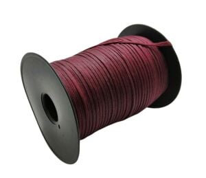 SRTfootcare Deri El Dikişi İçin Mumlu İplik 2.5 Mm 250mt (Leathercraft, Deri Hobi) Kırmızı