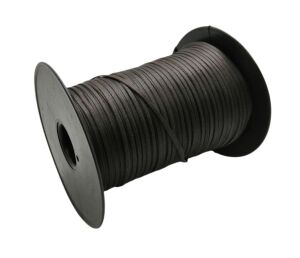 SRTfootcare Deri El Dikişi İçin Mumlu İplik 2.5 Mm 250mt (Leathercraft, Deri Hobi) Siyah