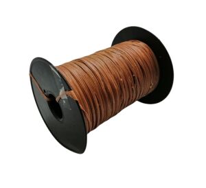 SRTfootcare Deri El Dikişi İçin Mumlu İplik 2.5 Mm 250mt (Leathercraft, Deri Hobi) Açık Kahve