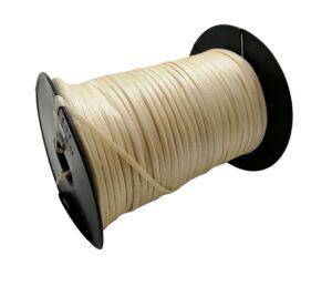 SRTfootcare Deri El Dikişi İçin Mumlu İplik 2.5 Mm 250mt (Leathercraft, Deri Hobi) Bej