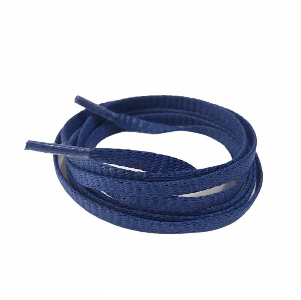 Mumlu Ayakkabı Bağı Yassı K915 120cm 1 Çift Saks mavi