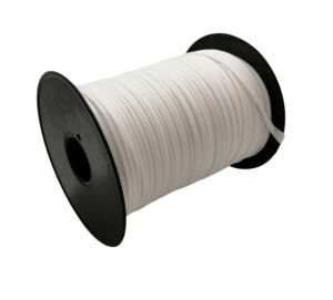 SRTfootcare Deri El Dikişi İçin Mumlu İplik 2.5 Mm 250mt (Leathercraft, Deri Hobi) Beyaz