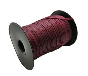 SRTfootcare Deri El Dikişi İçin Mumlu İplik 2.5 Mm 250mt (Leathercraft, Deri Hobi) Bordo