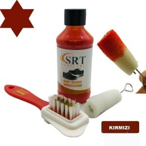 SRTfootcare Süet Nubuk Ayakkabı Bakım Boyası 110 Gr ve 4 Yönlü Temizleme Fırçası