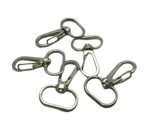 Gemici Model Papağan Anahtarlık Makrome Kancası 2 cm 5 Adet Deri Hobi Malzemesi