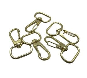 Gemici Model Papağan Anahtarlık Makrome Kancası 2 cm 5 Adet Deri Hobi Malzemesi