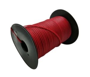 SRTfootcare Deri El Dikişi İçin Mumlu İplik 2.5 Mm 250mt (Leathercraft, Deri Hobi) Kırmızı