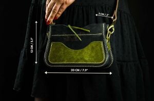 SRT507 Bayan Çantası 2in1 PDF Şablonu 2li Set Deri El Aletleri