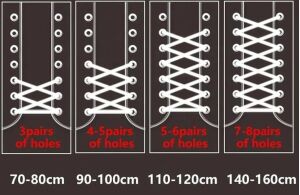Mumlu Ayakkabı Bağı Yassı K915 100cm 1 Çift
