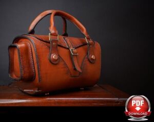 SRT505 İkonik Çanta 2in1 PDF Şablonu 2li Set Deri El Aletleri