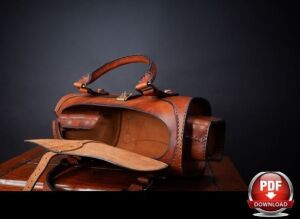 SRT505 İkonik Çanta 2in1 PDF Şablonu 2li Set Deri El Aletleri