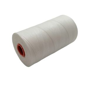 SRTfootcare Deri El Dikişi İçin Mumlu İplik 0,8 Mm 500mt (Leathercraft, Deri Hobi) Beyaz 02