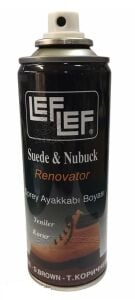 Leflef Süet, Nubuk Sprey Boya Siyah