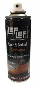 Leflef Süet, Nubuk Sprey Boya Kahverengi