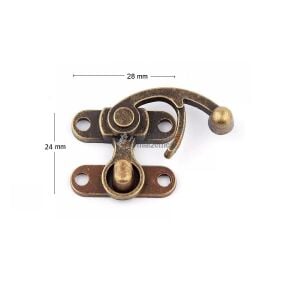 24x28mm Döküm Çanta ve Kutu Kilidi 2 Adet