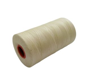 SRTfootcare Deri El Dikişi İçin Mumlu İplik 0,8 Mm 500mt (Leathercraft, Deri Hobi) Krem 05
