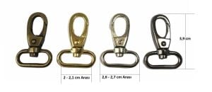 Papağan Anahtarlık Kancası 2cm 2 Adet Deri El Aleti