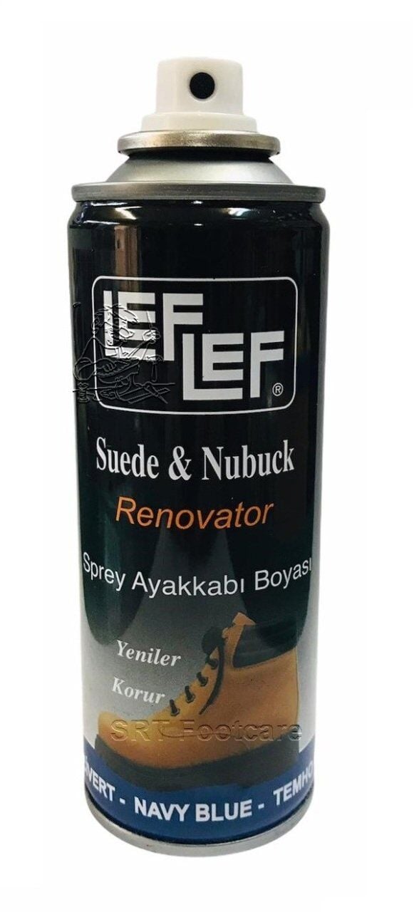 Leflef Süet, Nubuk Sprey Boya Lacivert