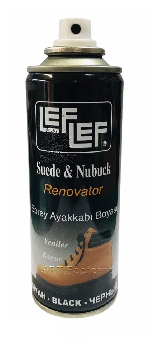 Leflef Süet, Nubuk Sprey Boya Siyah