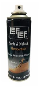 Leflef Süet, Nubuk Sprey Boya Siyah