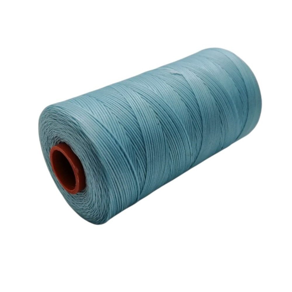 SRTfootcare Deri El Dikişi İçin Mumlu İplik 0,8 Mm 500mt (Leathercraft, Deri Hobi) Mavi 649
