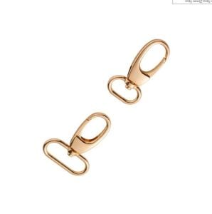 Papağan Anahtarlık Kancası 2,5cm 2 Adet Deri El Aleti Altın Sarı