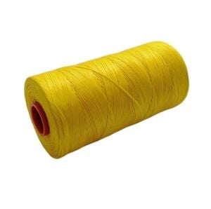 SRTfootcare Deri El Dikişi İçin Mumlu İplik 0,8 Mm 500mt (Leathercraft, Deri Hobi) Sarı 670