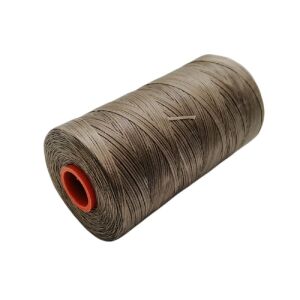SRTfootcare Deri El Dikişi İçin Mumlu İplik 0,8 Mm 500mt (Leathercraft, Deri Hobi) Toprak 724