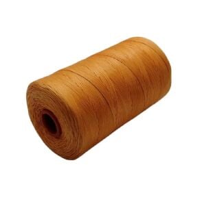 SRTfootcare Deri El Dikişi İçin Mumlu İplik 0,8 Mm 500mt (Leathercraft, Deri Hobi) Turuncu 782