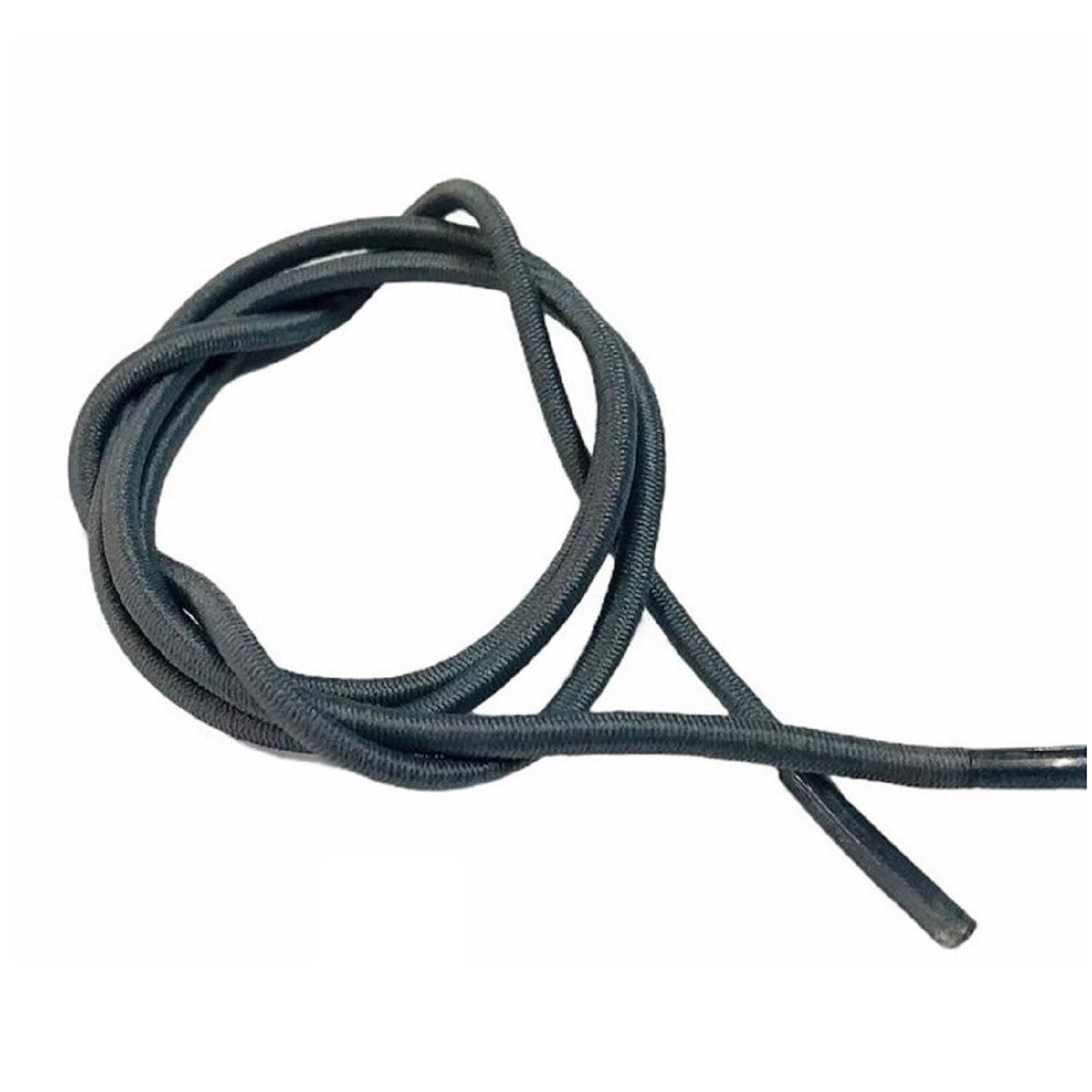 (E)lastik Yuvarlak Ayakkabı Bağ L316 60cm Gri