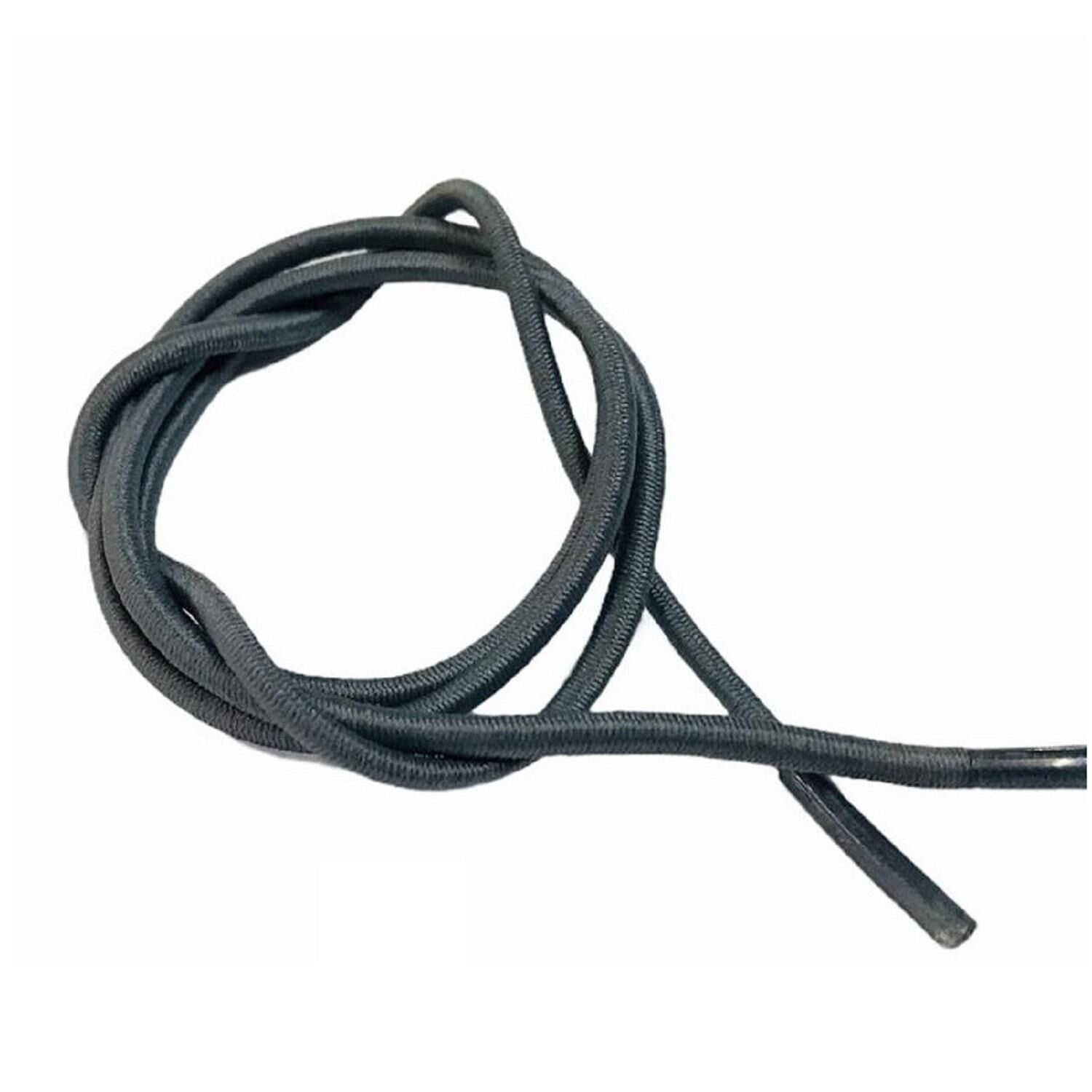 (E)lastik Yuvarlak Ayakkabı Bağ L316 60cm Gri