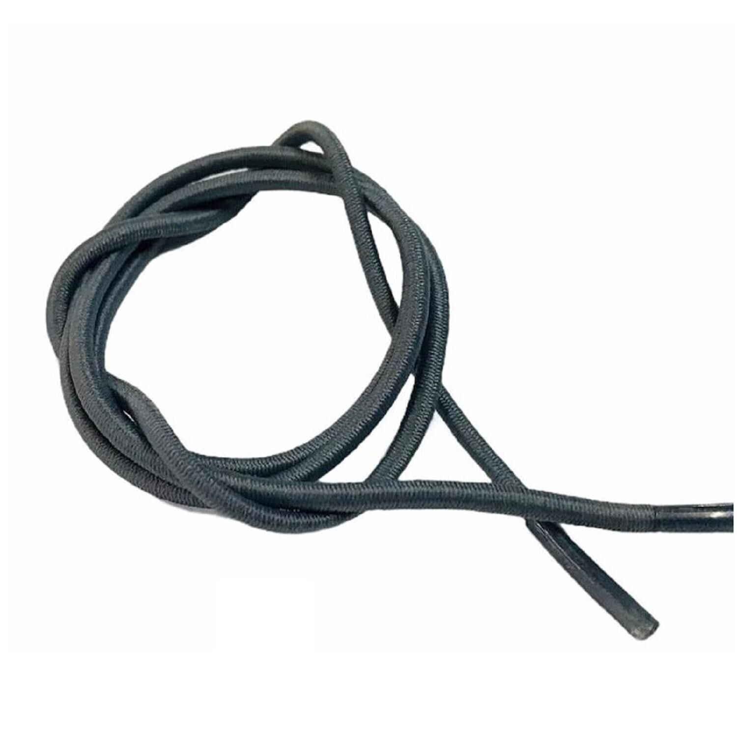 (E)lastik Yuvarlak Ayakkabı Bağ L316 60cm Gri