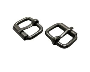 Makaralı Dilli Ayar Tokası 2 cm 2 Adet (Leathercraft, Deri Hobi) Nikel