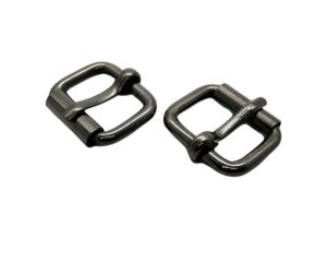 Makaralı Dilli Ayar Tokası 2 cm 2 Adet (Leathercraft, Deri Hobi) Nikel