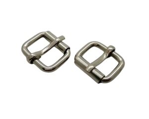 Makaralı Dilli Ayar Tokası 2 cm 2 Adet (Leathercraft, Deri Hobi) Nikel