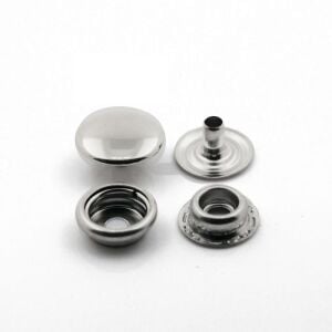 TOPTAN Metal ÇıtÇıt 61no Standart 720 Adet (Leathercraft, Deri Hobi) Nikel