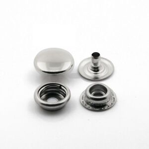 TOPTAN Metal ÇıtÇıt 61no Standart 720 Adet (Leathercraft, Deri Hobi) Nikel