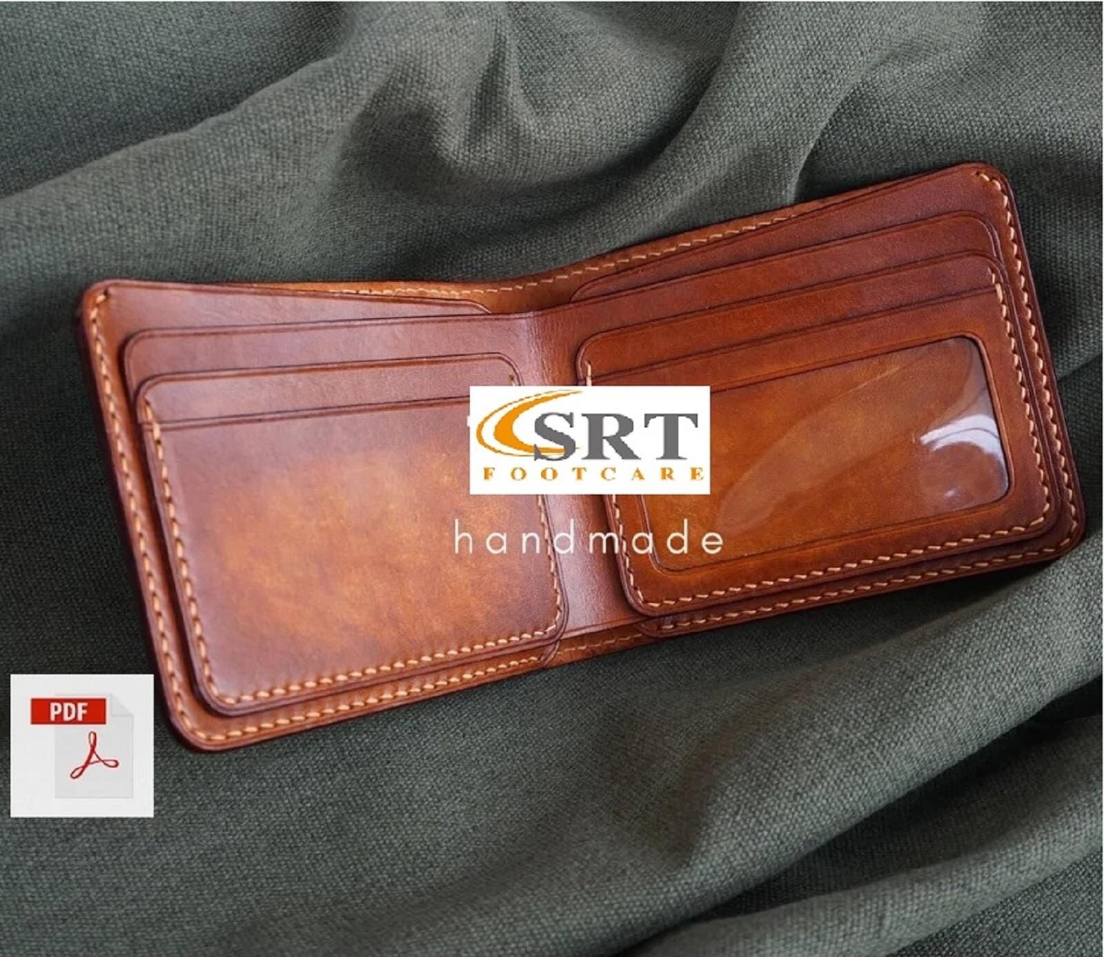 Bifold Cüzdan SRT558 PDF Şablonu Deri El Aletleri