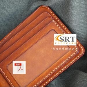 Bifold Cüzdan SRT558 PDF Şablonu Deri El Aletleri