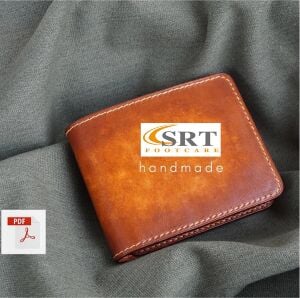 Bifold Cüzdan SRT558 PDF Şablonu Deri El Aletleri