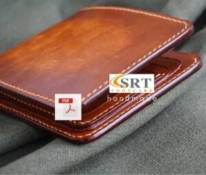 Bifold Cüzdan SRT558 PDF Şablonu Deri El Aletleri