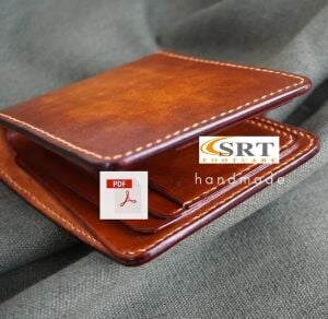 Bifold Cüzdan SRT558 PDF Şablonu Deri El Aletleri