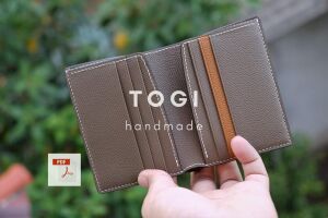 Bifold Cüzdan SRT559 PDF Şablonu Deri El Aletleri