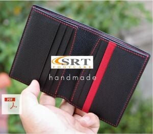 Bifold Cüzdan SRT559 PDF Şablonu Deri El Aletleri