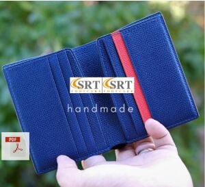 Bifold Cüzdan SRT559 PDF Şablonu Deri El Aletleri