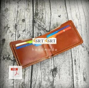 Bifold Cüzdan SRT560 PDF Şablonu Deri El Aletleri