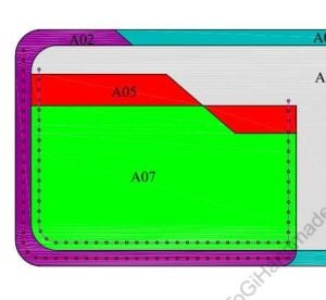 Bifold Cüzdan SRT560 PDF Şablonu Deri El Aletleri